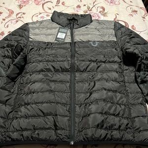True Religion Light Puffer Jacket Size L New